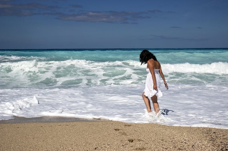 Woman enjoying nature